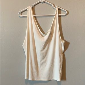 Cream/ white tank